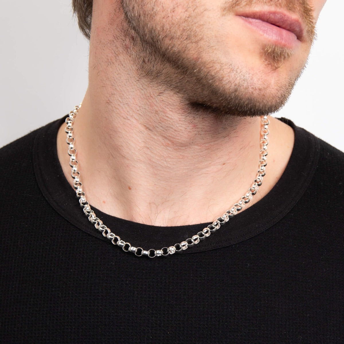 Gecko Jewellery Recycled Sterling Silver 51cm Belcher Chain Necklace