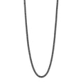Gecko Jewellery Cuban Link Chain - Gunmetal Recycled Sterling Silver