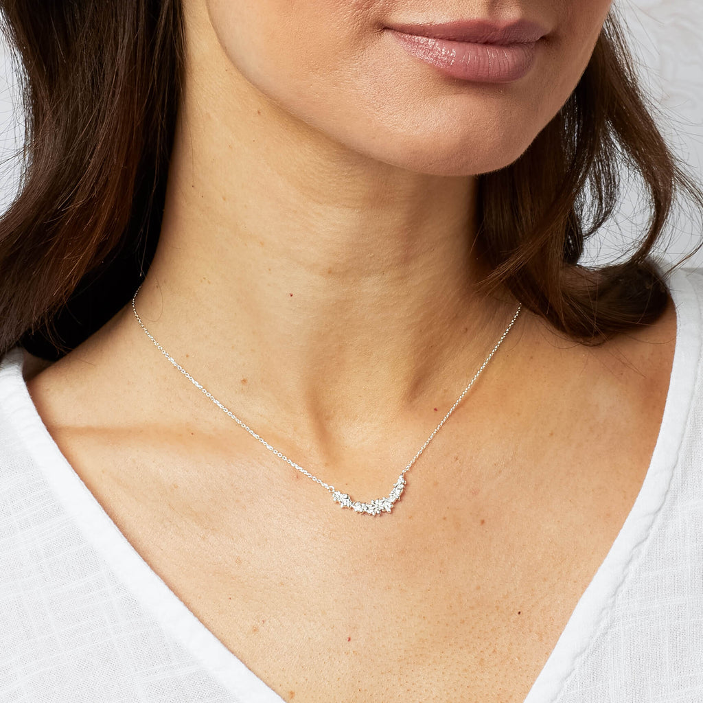 Laura Ashley Naunton Folly Scoop Necklace | Recycled Sterling Silver