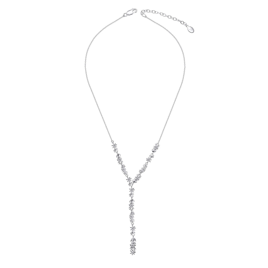 Laura Ashley Naunton Folly Lariat Necklace in Recycled Sterling Silver