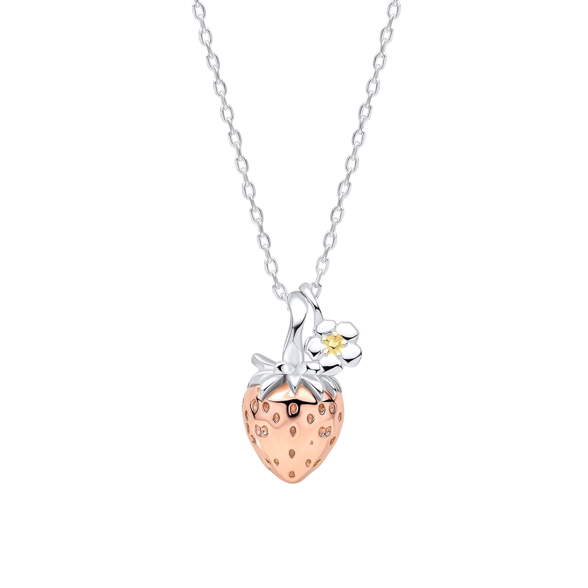 Gecko Jewellery Strawberry Field Necklace – Recycled Sterling Silver