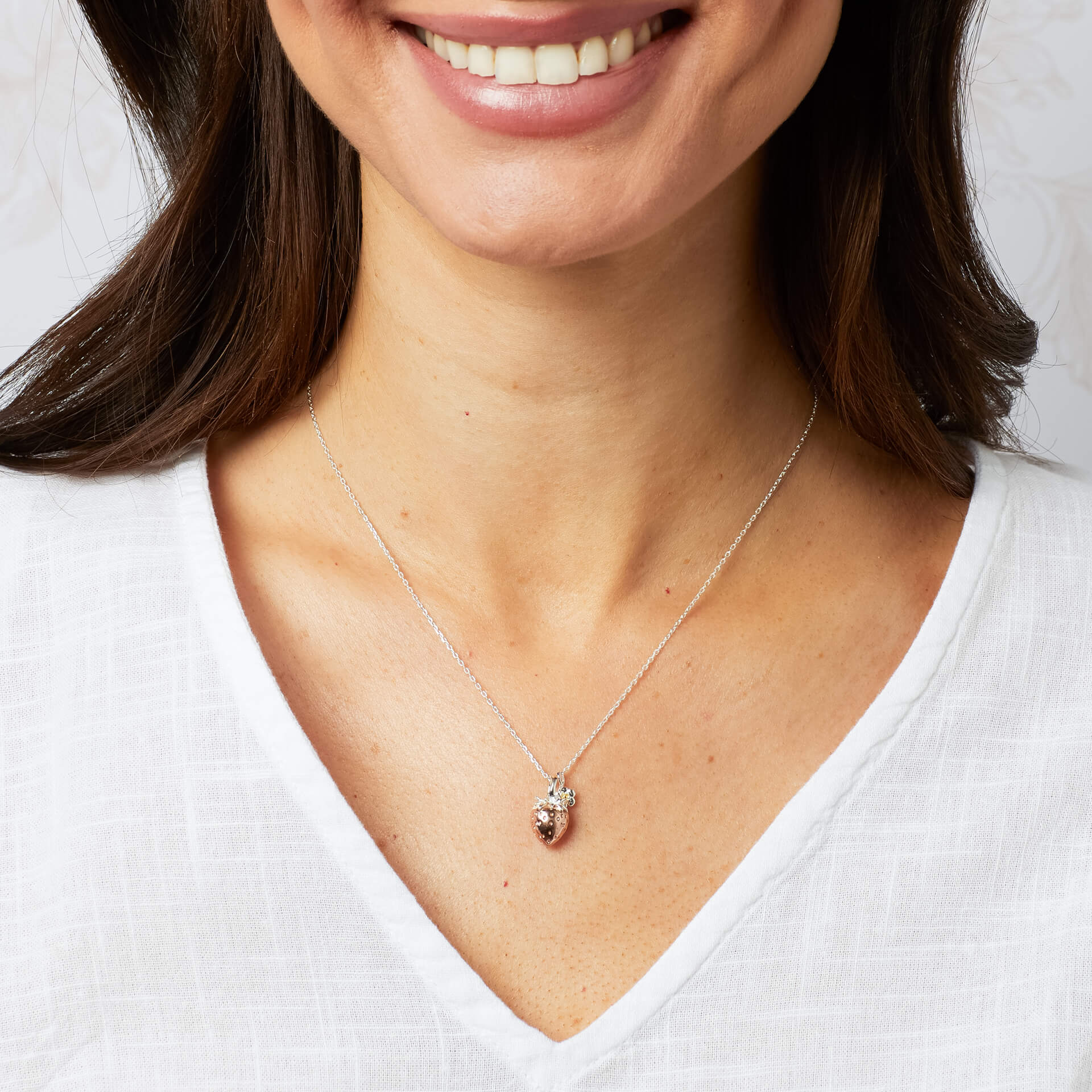 Gecko Jewellery Strawberry Field Necklace – Recycled Sterling Silver