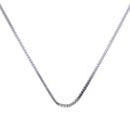 Diamonfire Sterling Silver Box Chain Necklace - 45cm Length | Gecko
