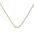Diamonfire Sterling Silver Curb Chain Necklace - 45cm Length