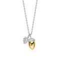 Gecko Jewellery Broadoak Acorn Necklace | Recycled Silver & Gold Plate