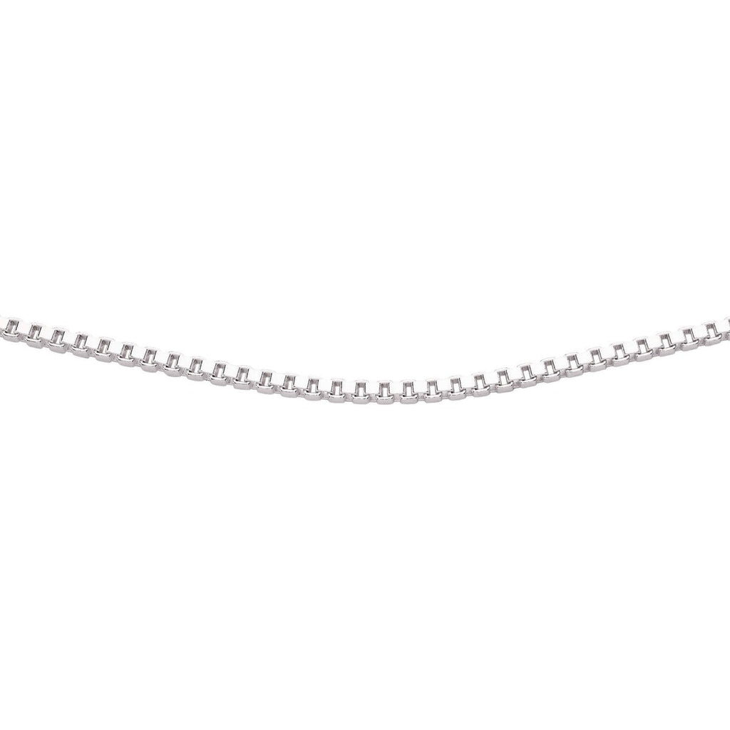 Sterling Silver Box Chain Necklace with Bolt Ring by Gecko Jewellery