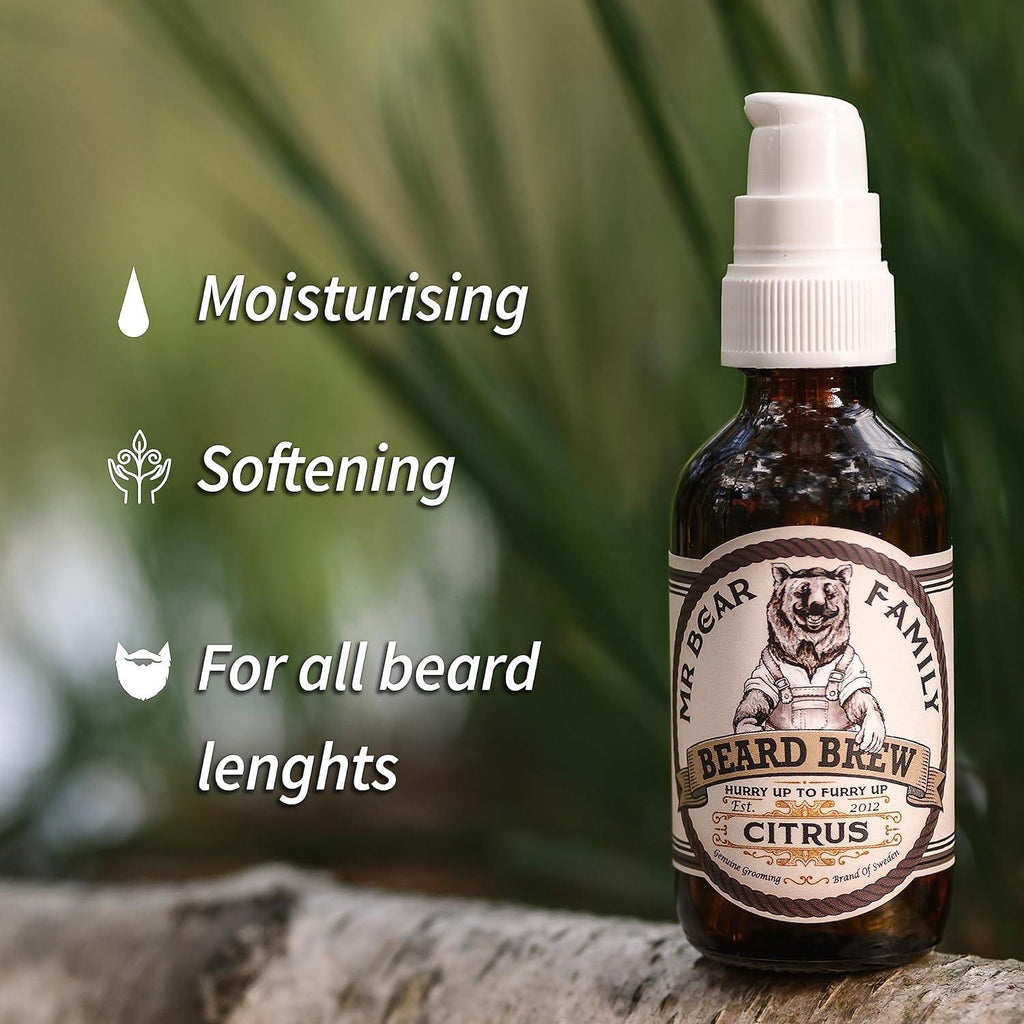 Massive Discounts Natural Beard Oil – Jojoba & Argan Softener, Citrus 60ml