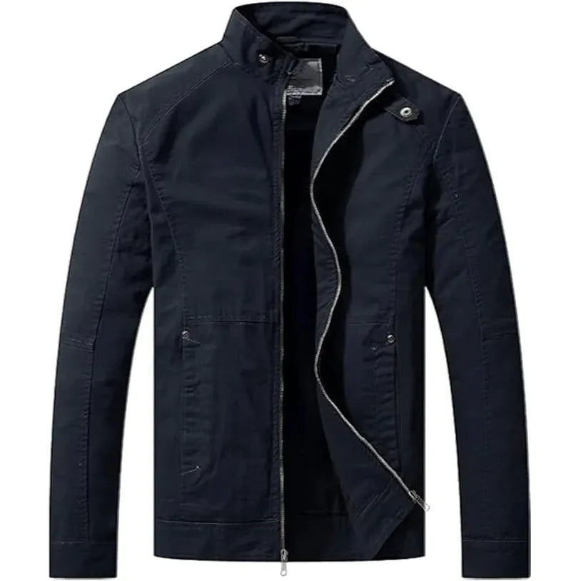 Massive Discounts Mens Lightweight Cotton Military Field Jacket | Navy