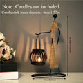 Nordic Handmade Metal Candle Holder – Abstract Character Design