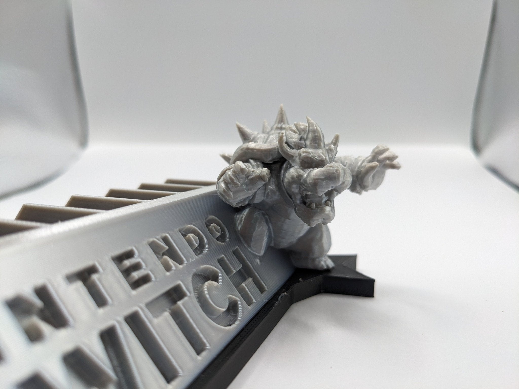 Chaddyverse Bowser Nintendo Switch Game Rack - 3D Printed Wall Mount