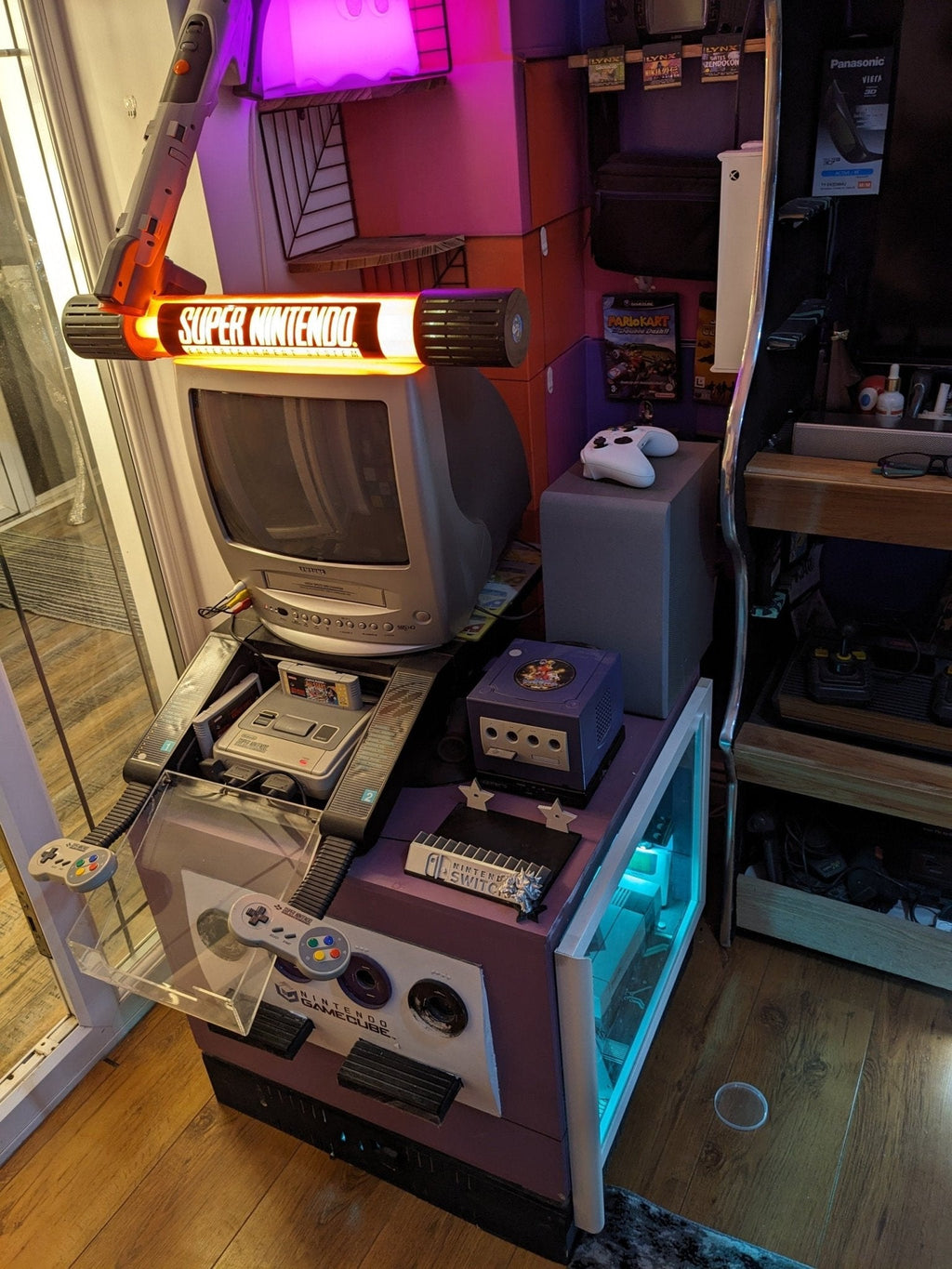Chaddyverse Bowser Nintendo Switch Game Rack - 3D Printed Wall Mount
