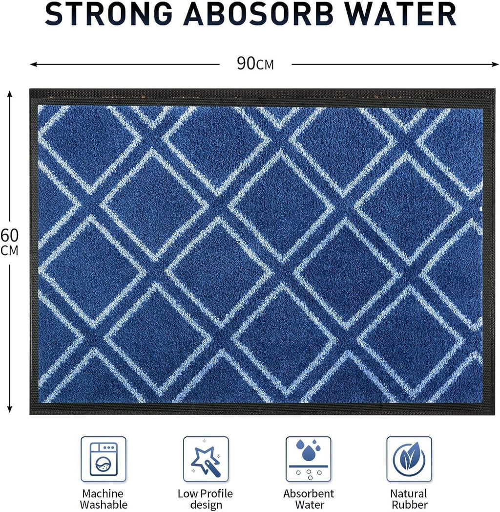 Mibao Door Mat 60x90cm – Non-Slip Washable Indoor Outdoor Entrance Mat