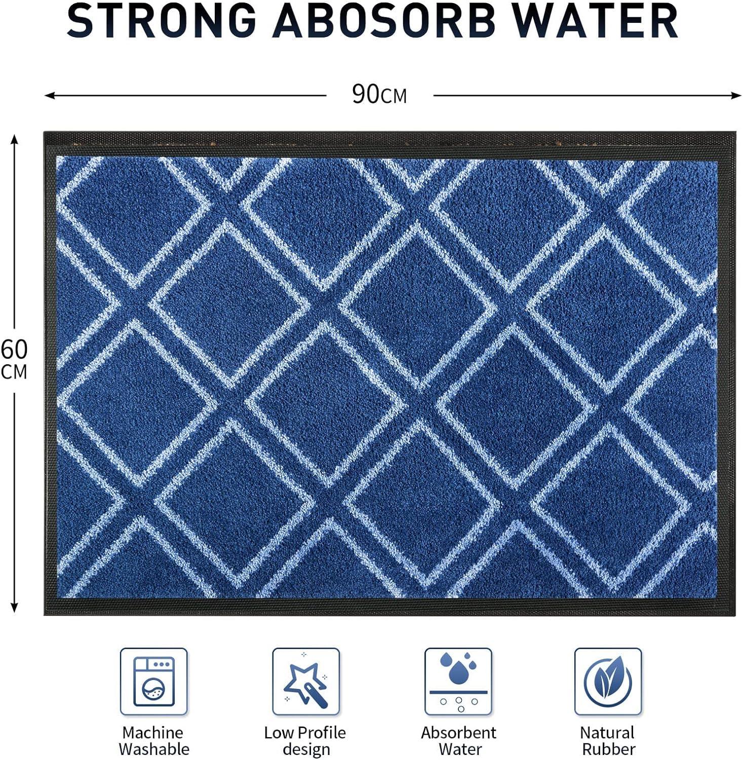 Mibao Door Mat 60x90cm – Non-Slip Washable Indoor Outdoor Entrance Mat