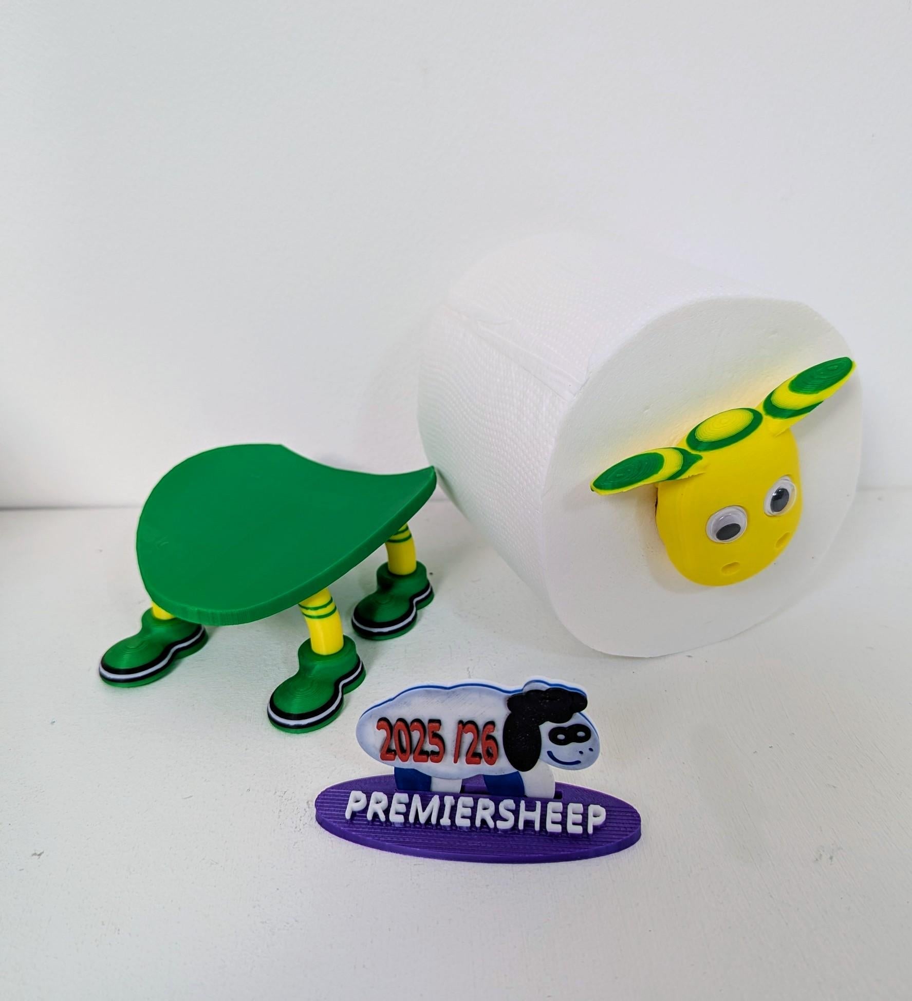 Chaddyverse Norwich City Sheep Toilet Roll Holder – Yellow & Green