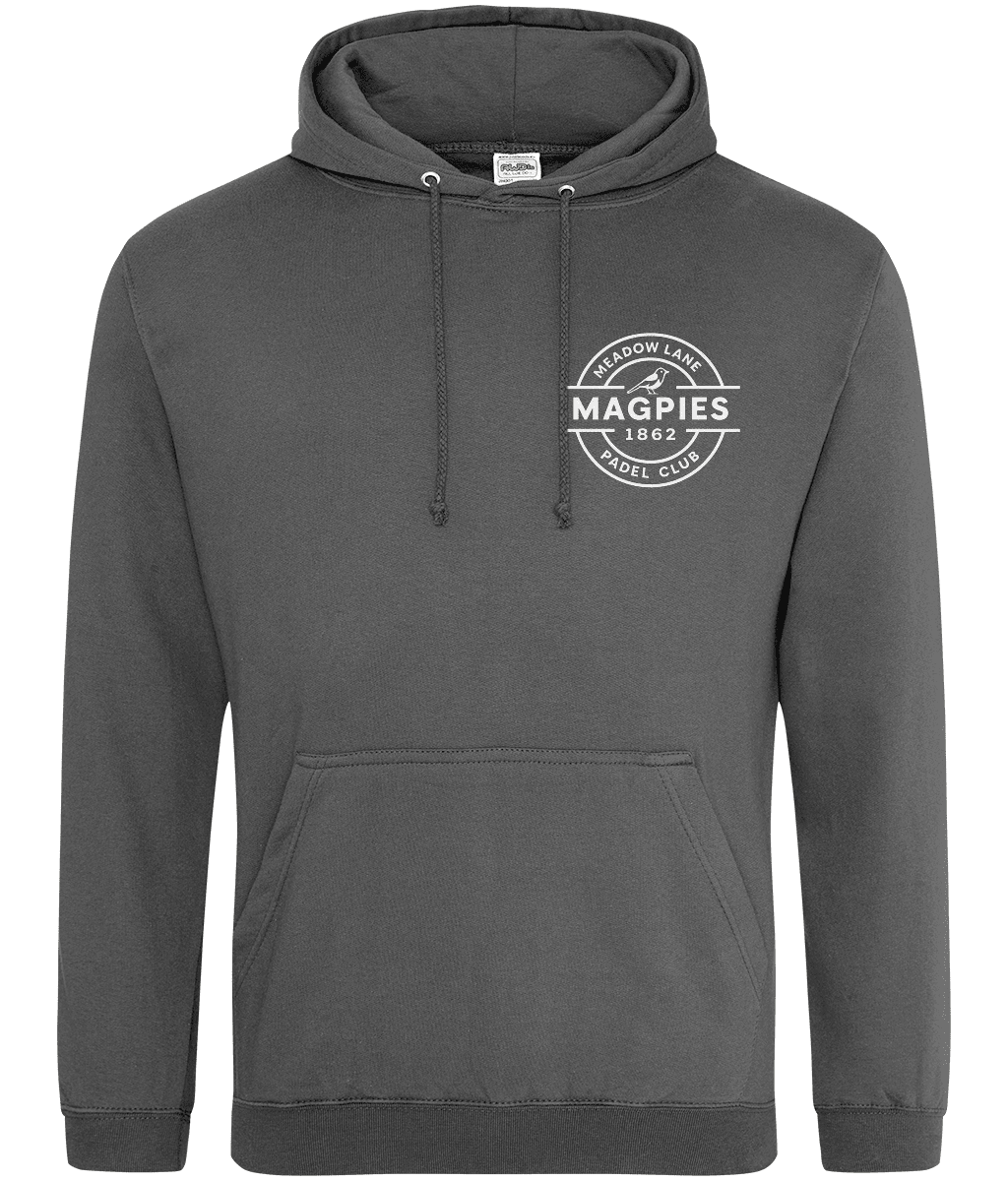 Notts Magpies Padel Club College Style Hoodie by Corcuera