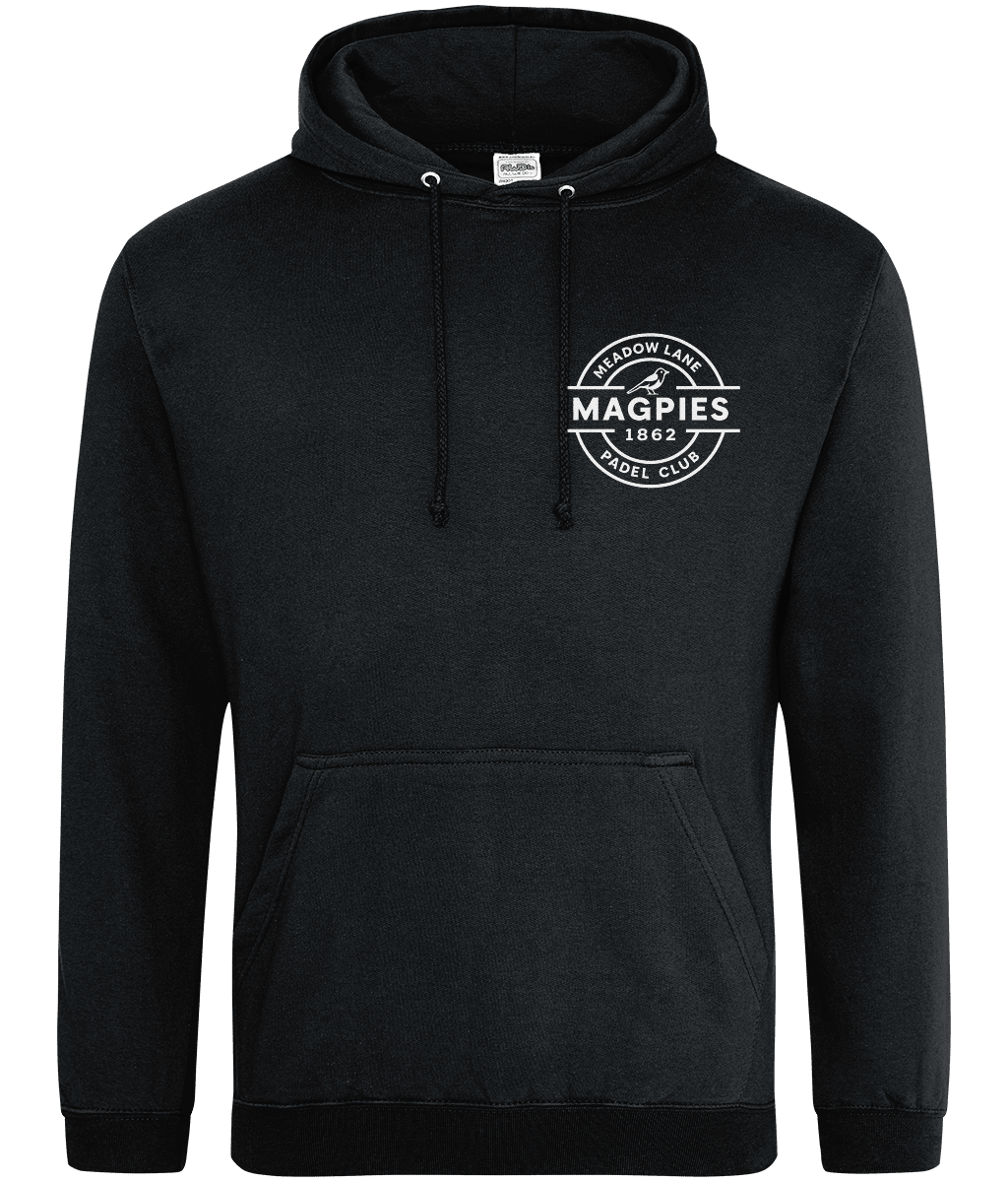 Notts Magpies Padel Club College Style Hoodie by Corcuera