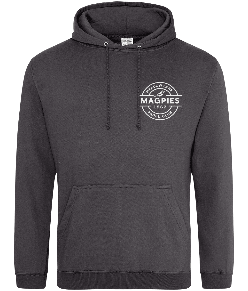 Notts Magpies Padel Club College Style Hoodie by Corcuera