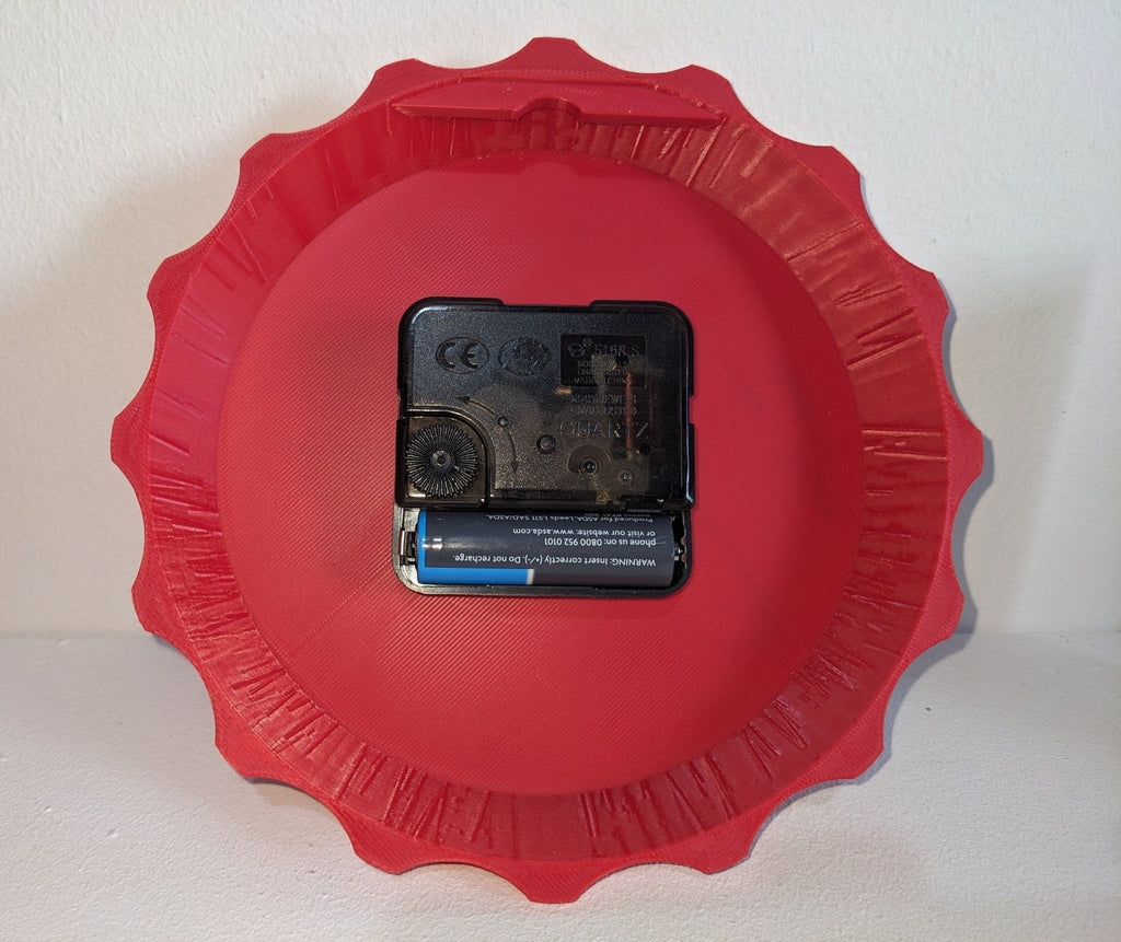 Nuka Cola Fallout Wall Clock – Chaddyverse 3D Printed Gaming Decor