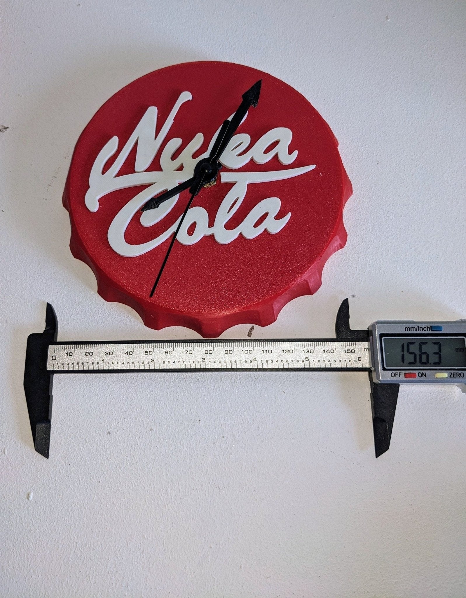 Nuka Cola Fallout Wall Clock – Chaddyverse 3D Printed Gaming Decor