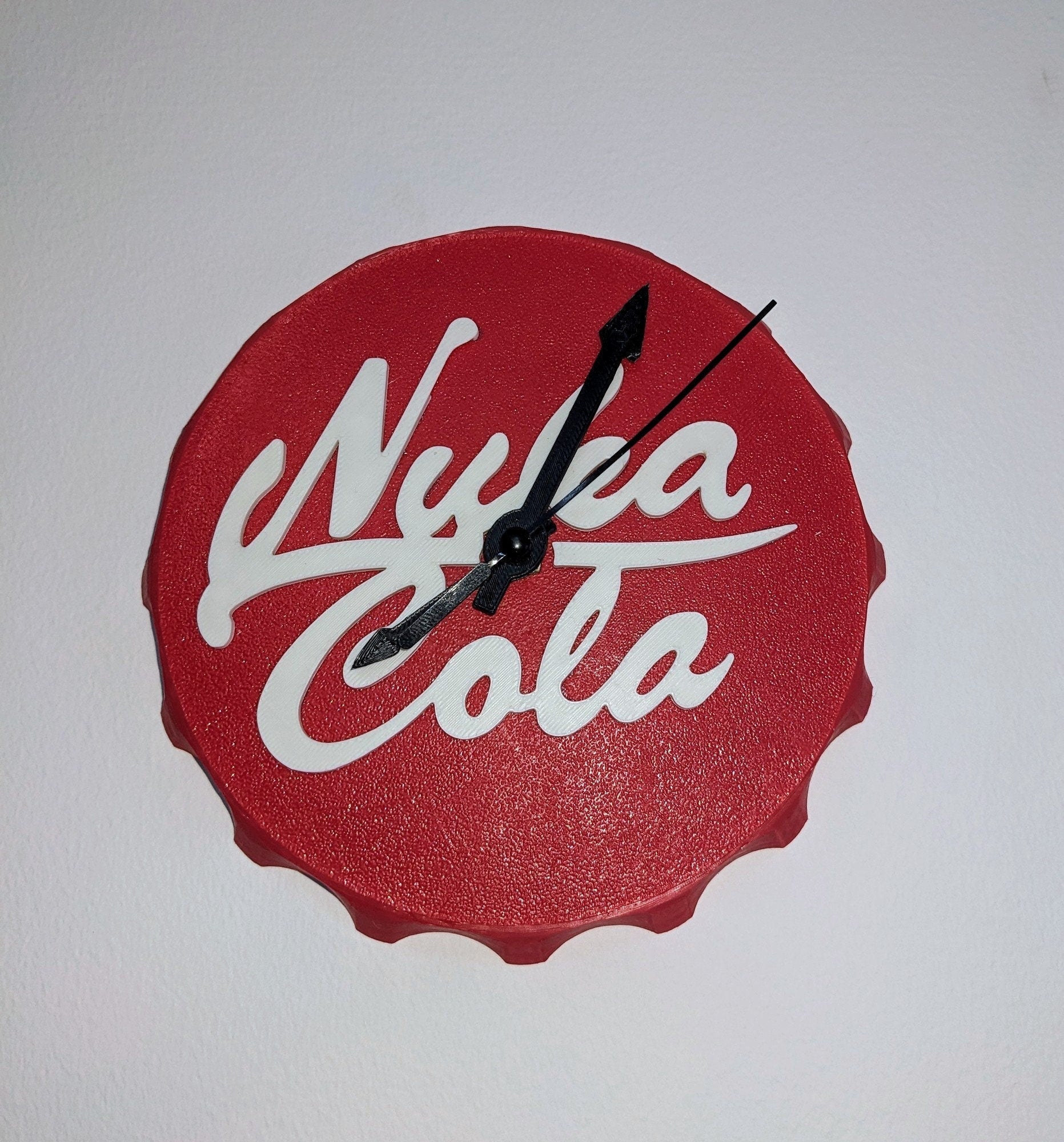 Nuka Cola Fallout Wall Clock – Chaddyverse 3D Printed Gaming Decor