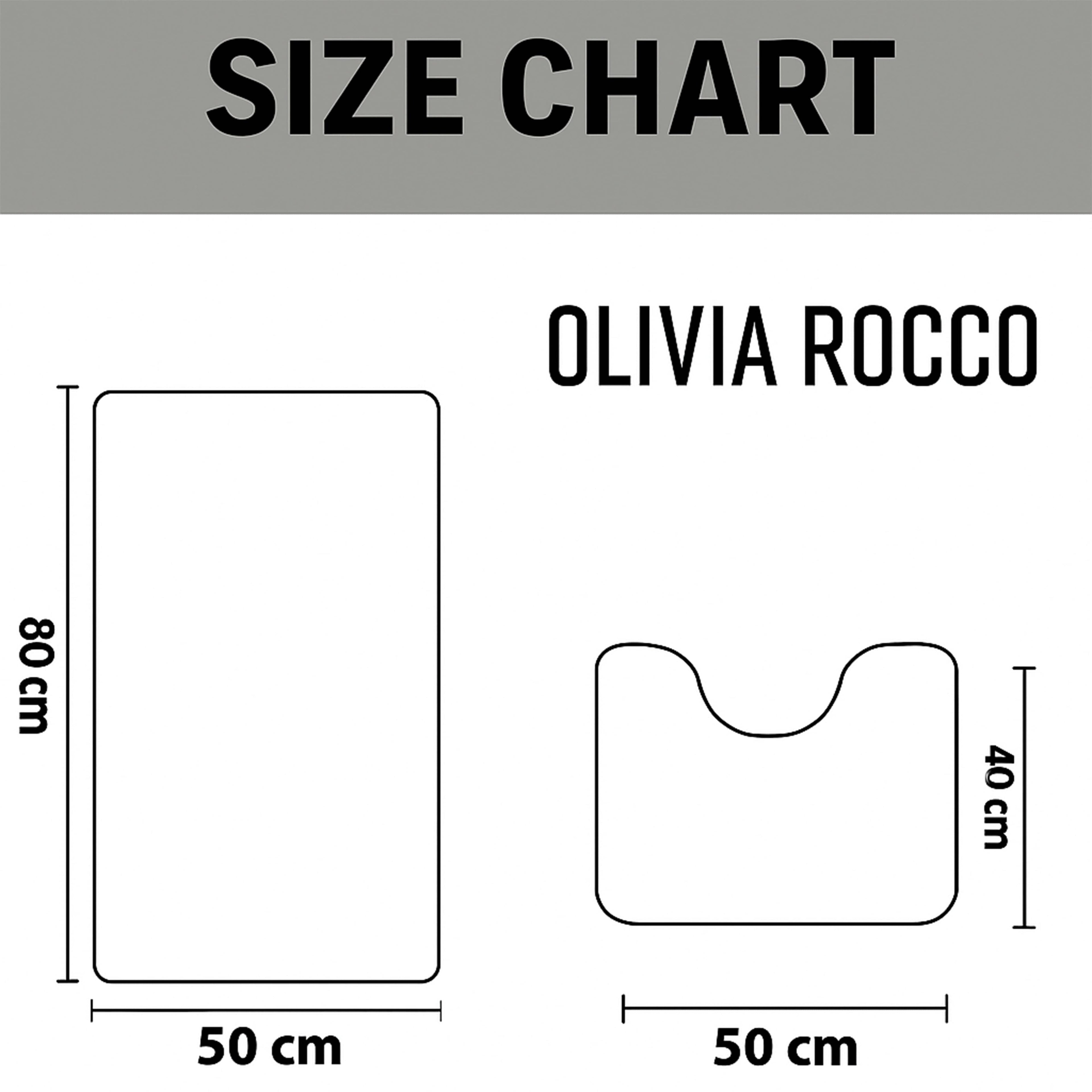 OLIVIA ROCCO Bali Bath Mat and Pedestal Set – 100% Cotton Absorbent Mats