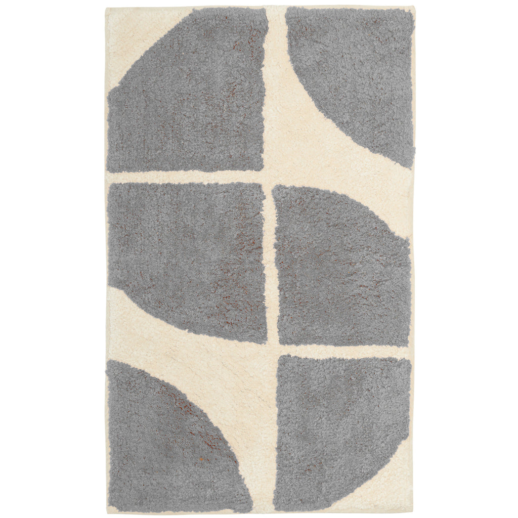 Olivia Rocco Stockholm Bath Mat – Non-Slip Soft Cotton Blend, 60x80cm