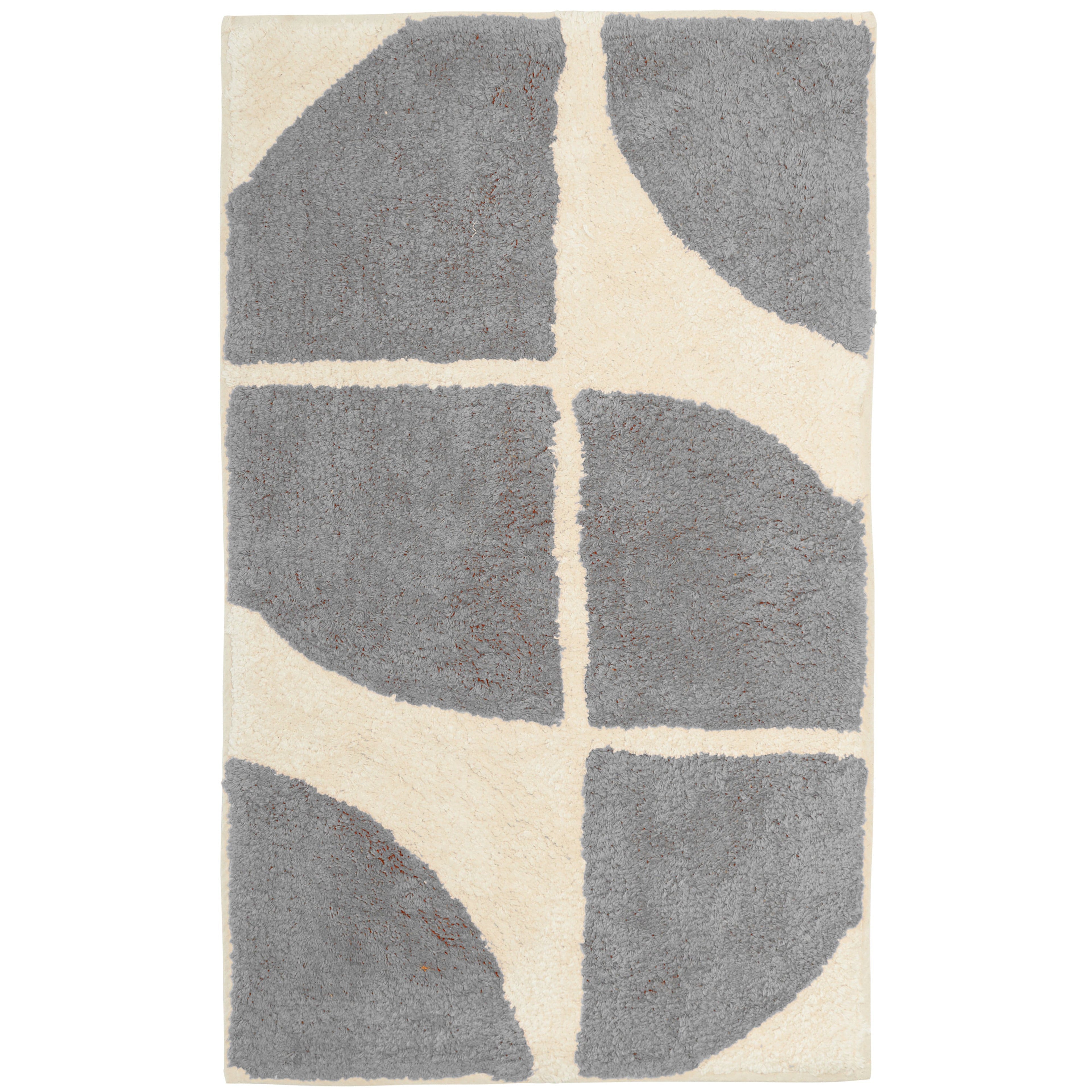 Olivia Rocco Stockholm Bath Mat – Non-Slip Soft Cotton Blend, 60x80cm