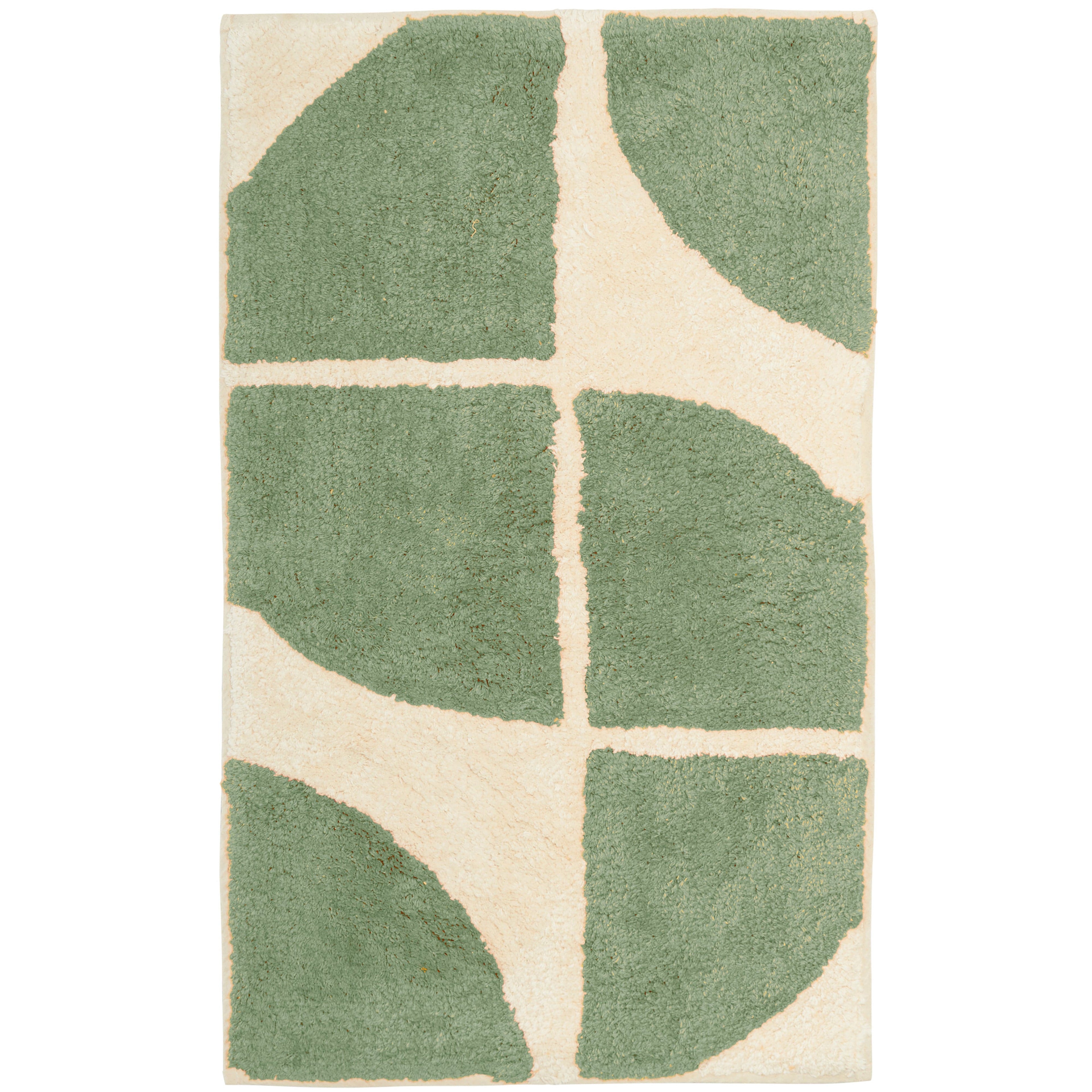 Olivia Rocco Stockholm Bath Mat – Non-Slip Soft Cotton Blend, 60x80cm