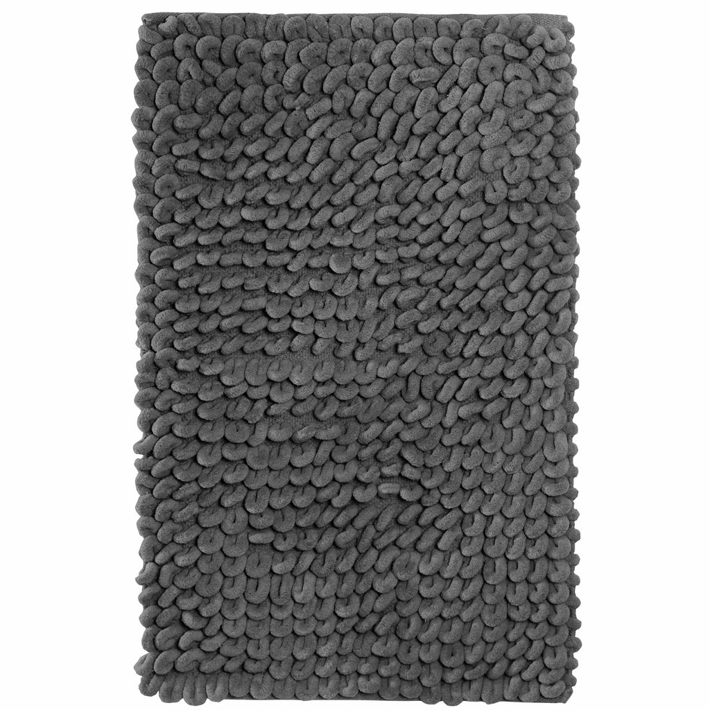 OLIVIA ROCCO Jumbo Loop Bath Mat – Non Slip Absorbent Plush Cotton Rug