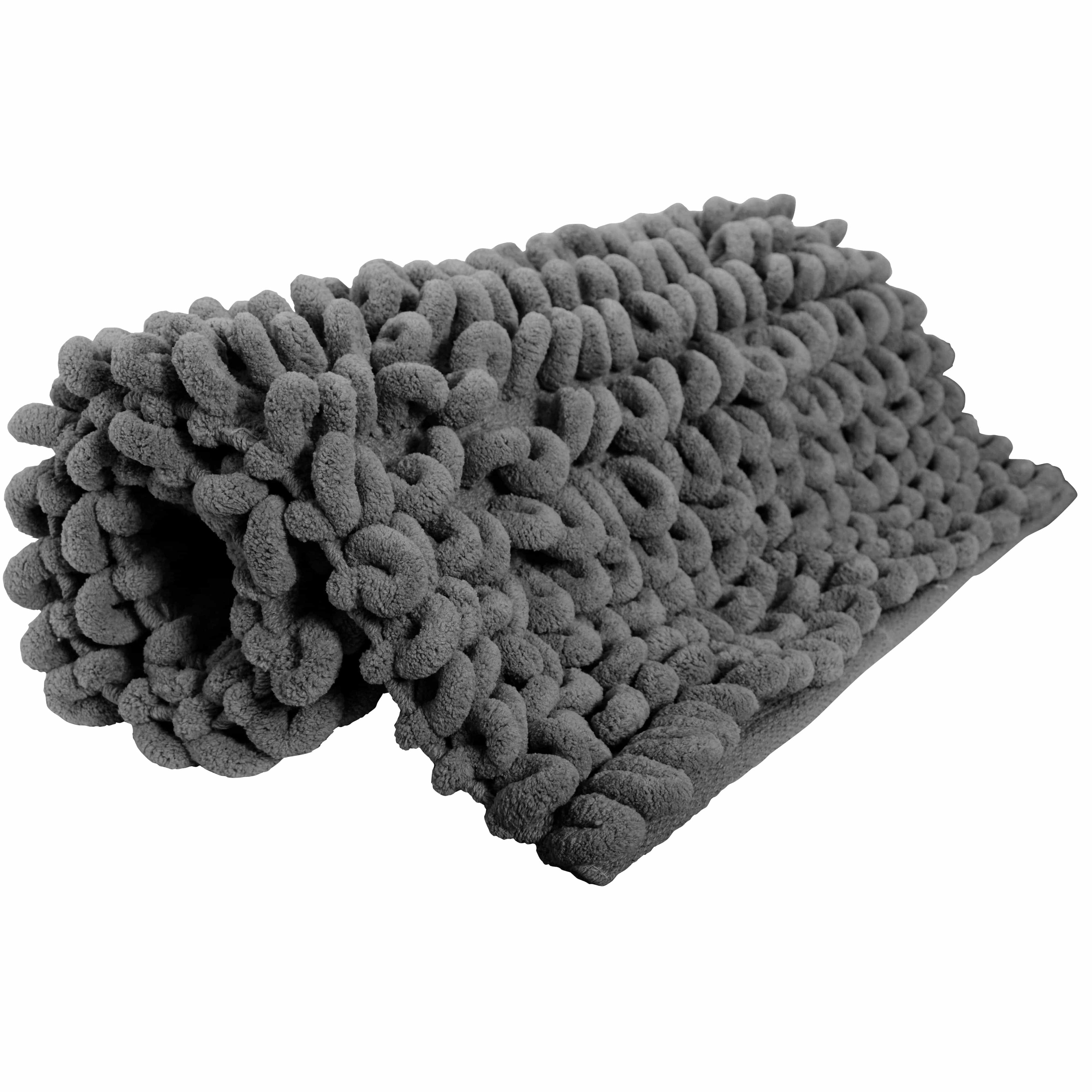 OLIVIA ROCCO Jumbo Loop Bath Mat – Non Slip Absorbent Plush Cotton Rug