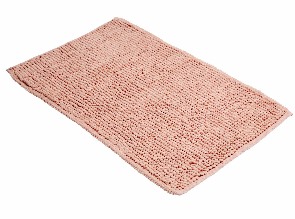 OLIVIA ROCCO Pebbles Bath Mat – Hand Woven Cotton Non-Slip Rug, 50x80cm