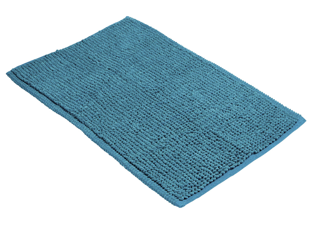 OLIVIA ROCCO Pebbles Bath Mat – Hand Woven Cotton Non-Slip Rug, 50x80cm