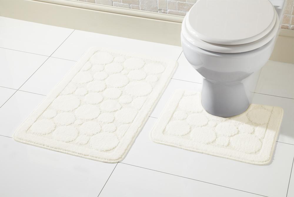 OLIVIA ROCCO Cali Bath Mat Set – Non-Slip Ultra Absorbent 2 Piece Rugs