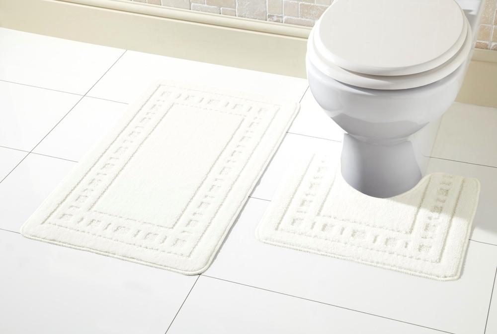 OLIVIA ROCCO Miami Bath Mat Set – Ultra Absorbent Non-Slip 2 Piece Set