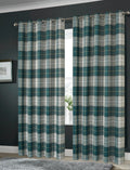 OLIVIA ROCCO Blackout Thermal Curtains – Marble Check Energy Saving Panels