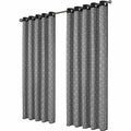 OLIVIA ROCCO Milano Geometric Blackout Curtains | Thermal Eyelet Drapes