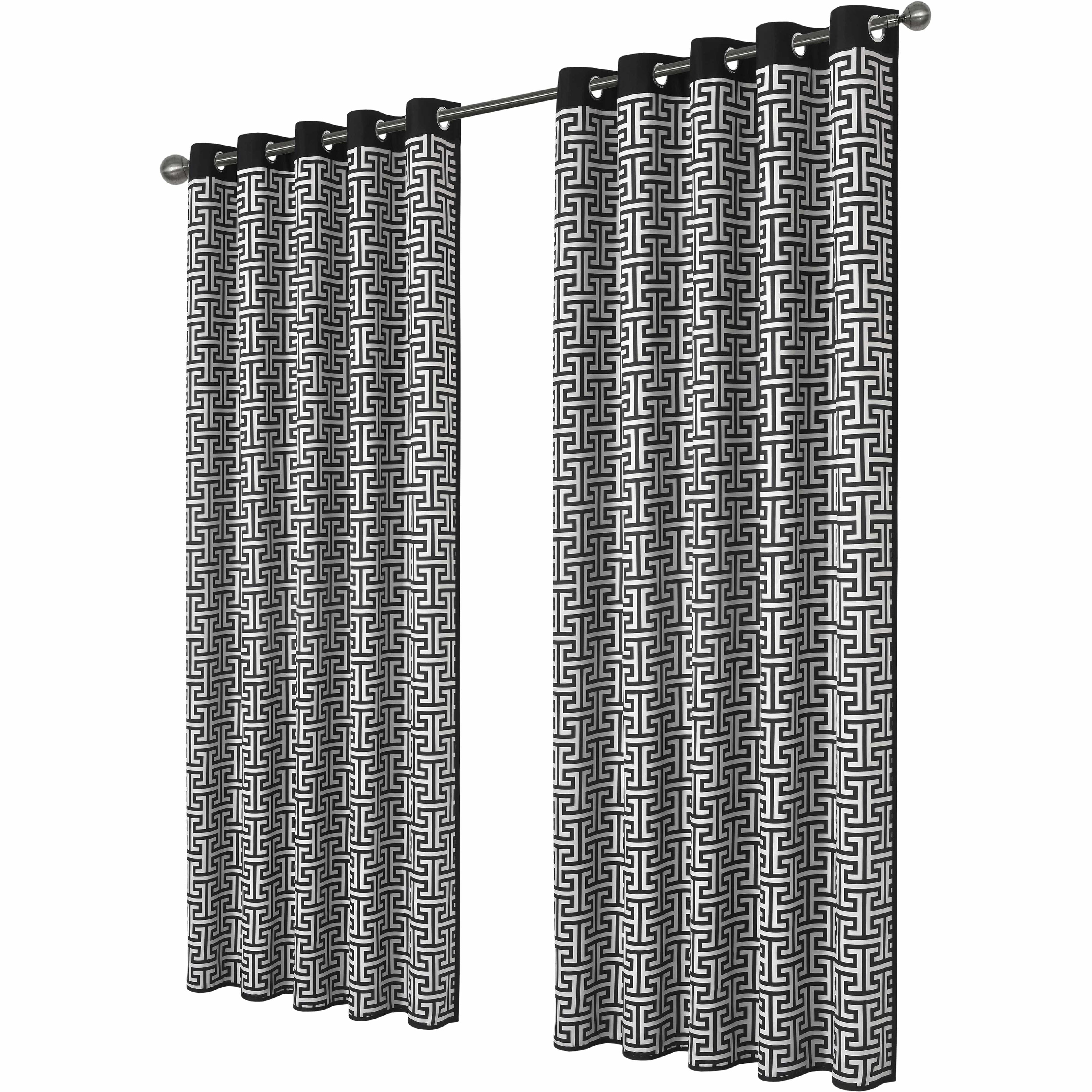 OLIVIA ROCCO Milano Geometric Blackout Curtains | Thermal Eyelet Drapes