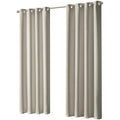 OLIVIA ROCCO Blackout Thermal Eyelet Curtains | Natural Energy Efficient