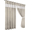 OLIVIA ROCCO Blackout Eyelet Curtains – Thermal Natural Window Dressings