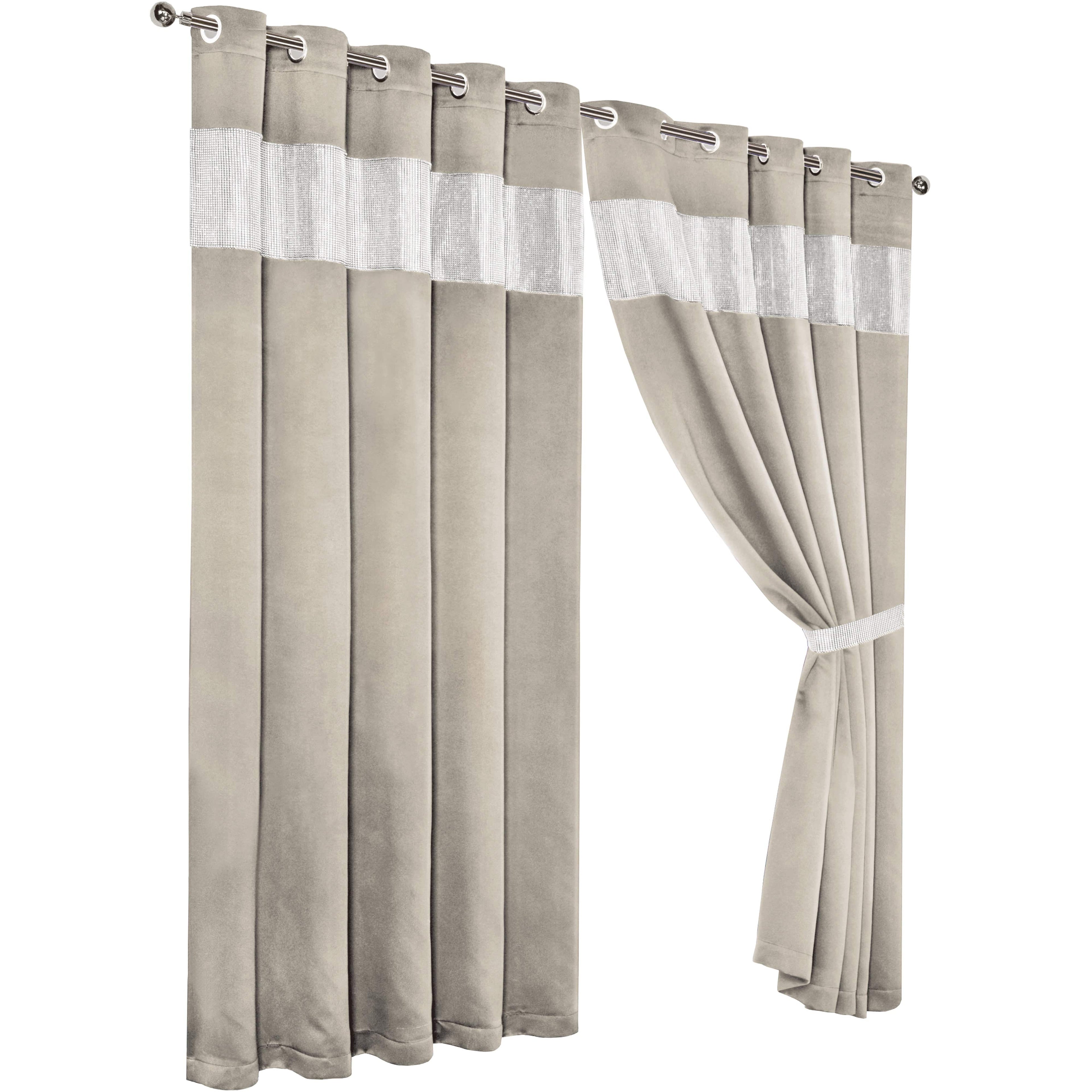 OLIVIA ROCCO Blackout Eyelet Curtains – Thermal Natural Window Dressings