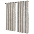 OLIVIA ROCCO Leaf Sparkle Blackout Curtains – Thermal Eyelet Drapes