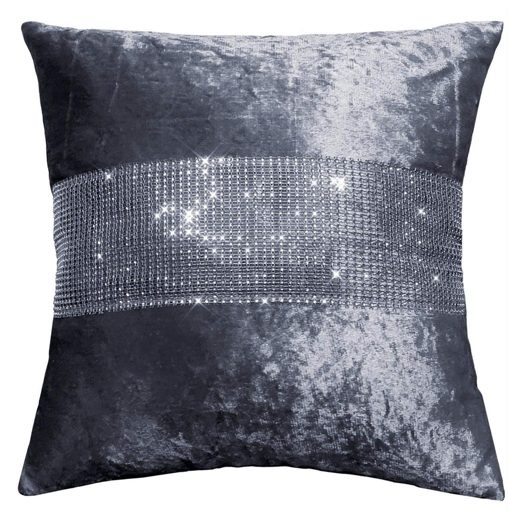 OLIVIA ROCCO Crushed Velvet Blackout Curtains – Fully Lined Eyelet Ring Top