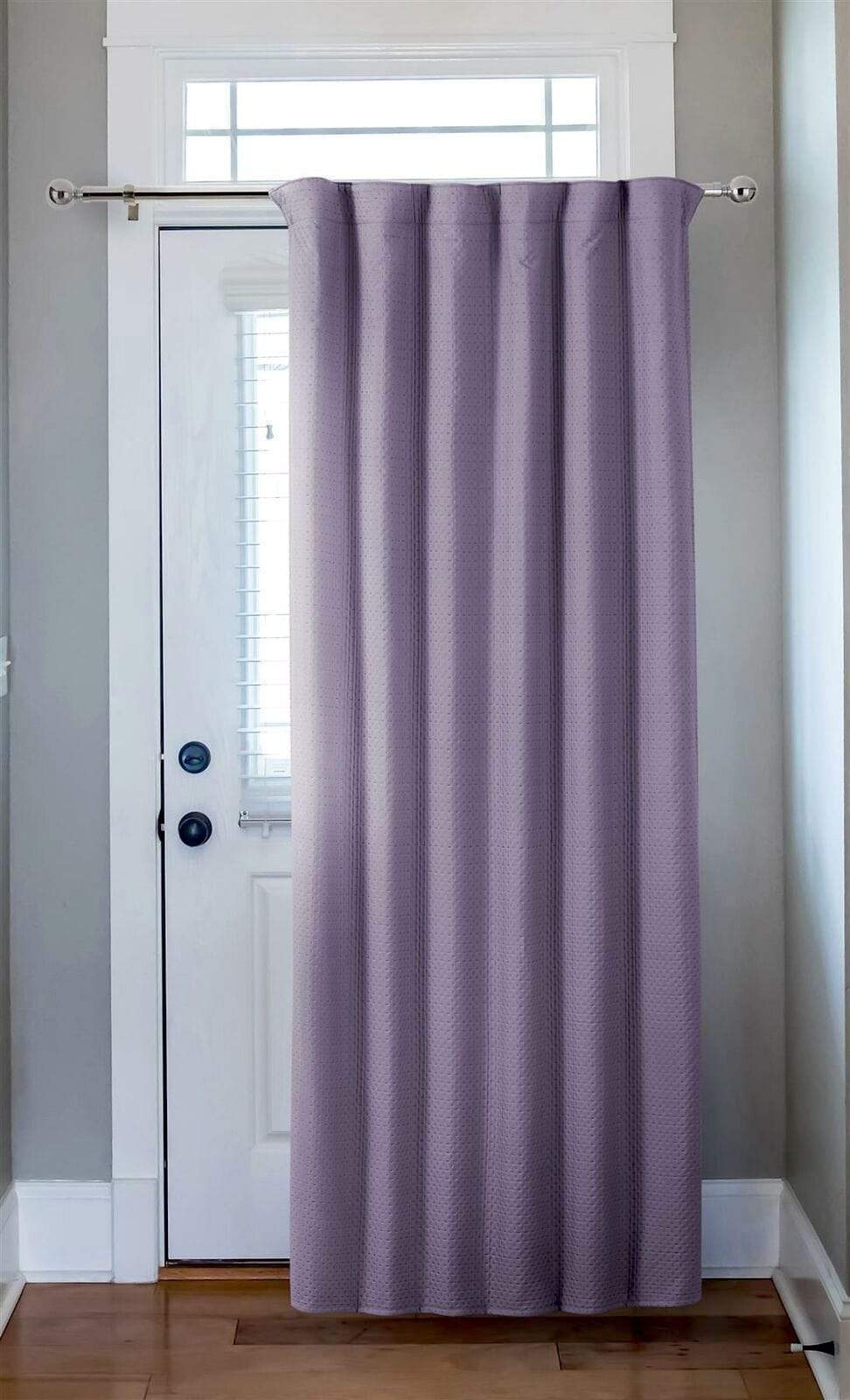 OLIVIA ROCCO Capri Thermal Door Curtain – Pencil Pleat Noise Reducing