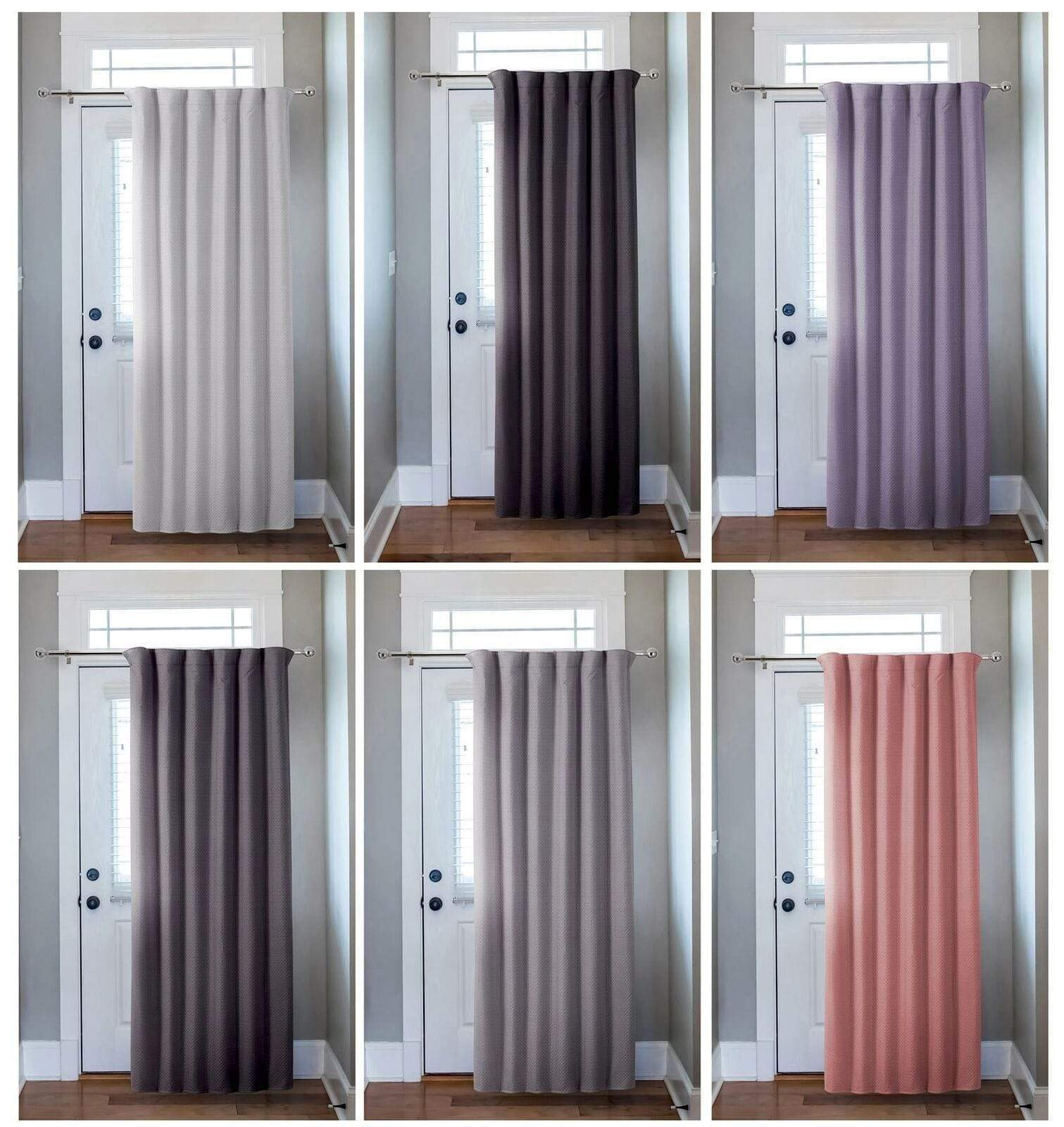 OLIVIA ROCCO Capri Thermal Door Curtain – Pencil Pleat Noise Reducing