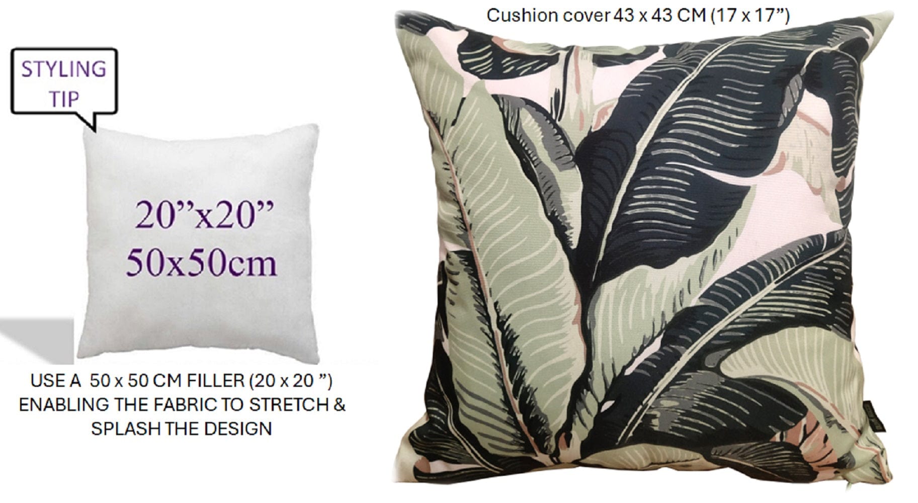 OLIVIA ROCCO Banza Waterproof Cushion Covers | Reversible 43 x 43 cm