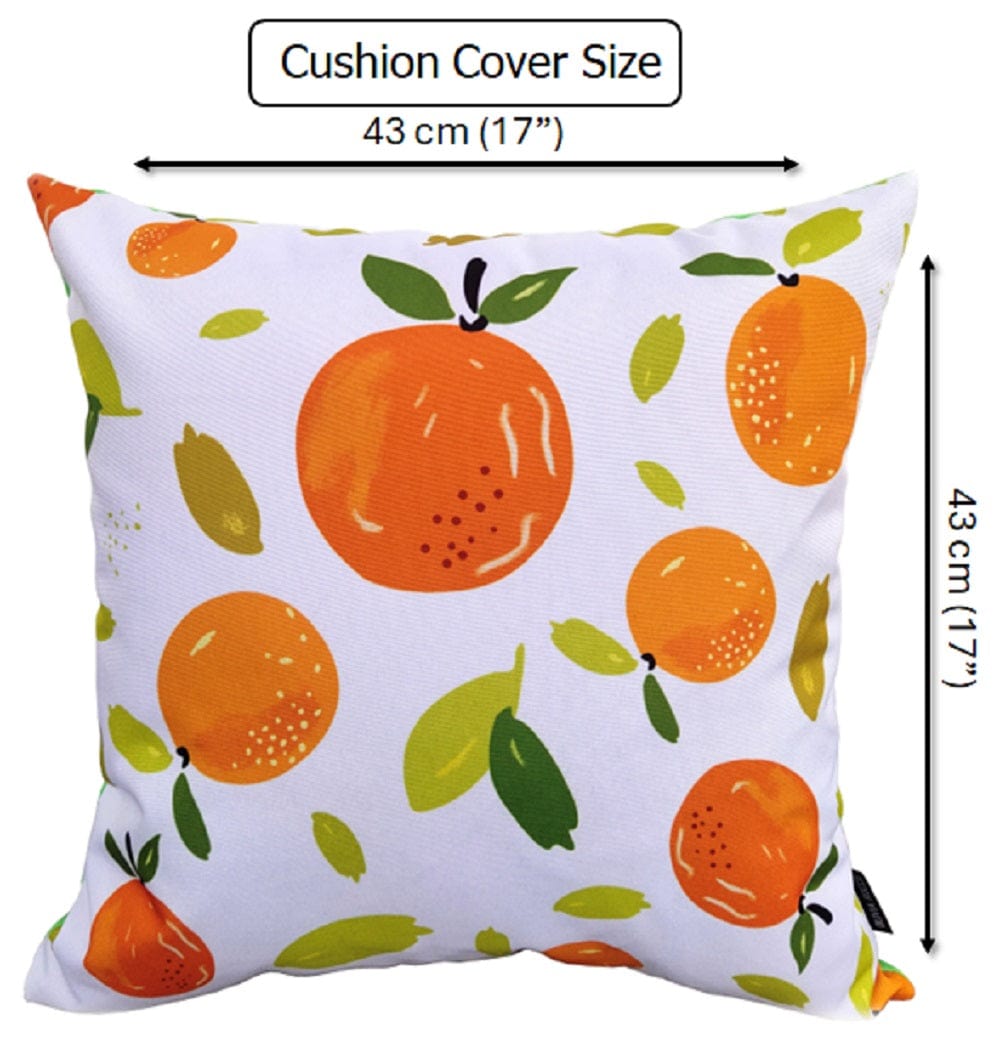 OLIVIA ROCCO Waterproof Cushion Covers – 43x43cm Reversible Outdoor Garden