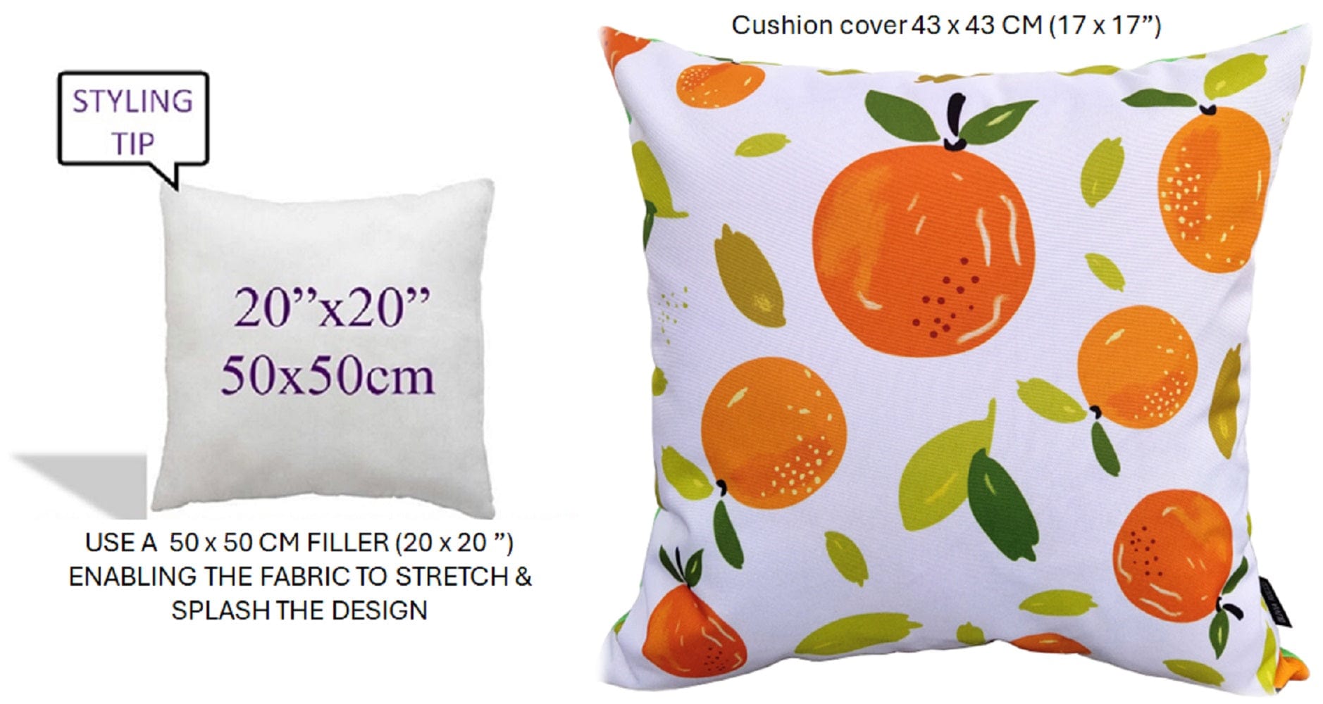 OLIVIA ROCCO Waterproof Cushion Covers – 43x43cm Reversible Outdoor Garden