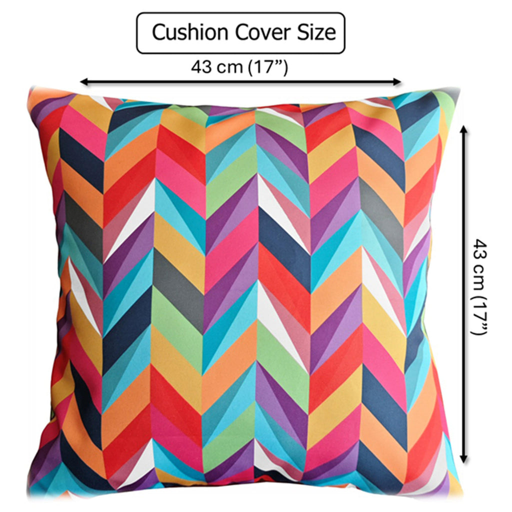 OLIVIA ROCCO Waterproof Cushion Covers – 43x43 cm Outdoor Garden Patio