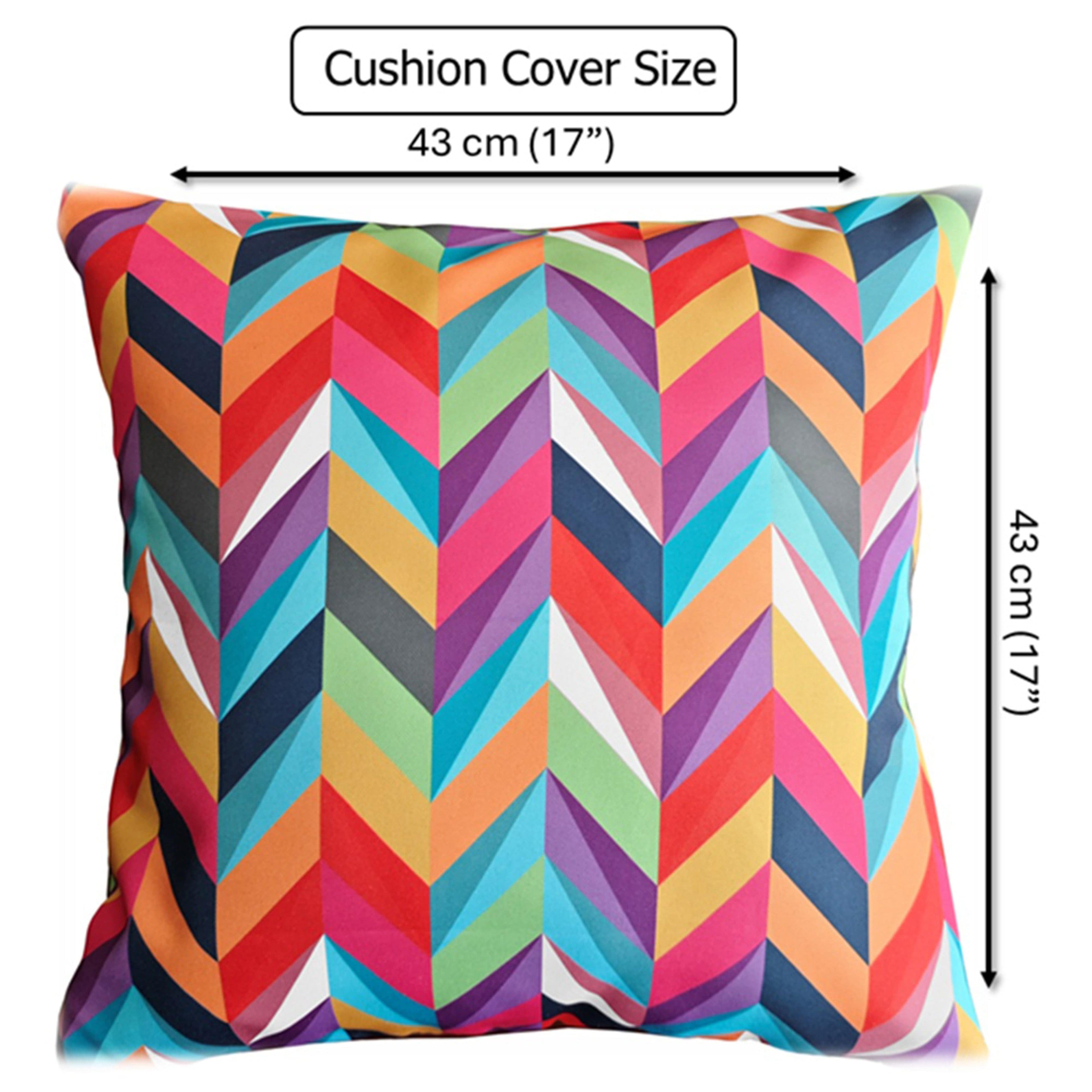 OLIVIA ROCCO Waterproof Cushion Covers – 43x43 cm Outdoor Garden Patio