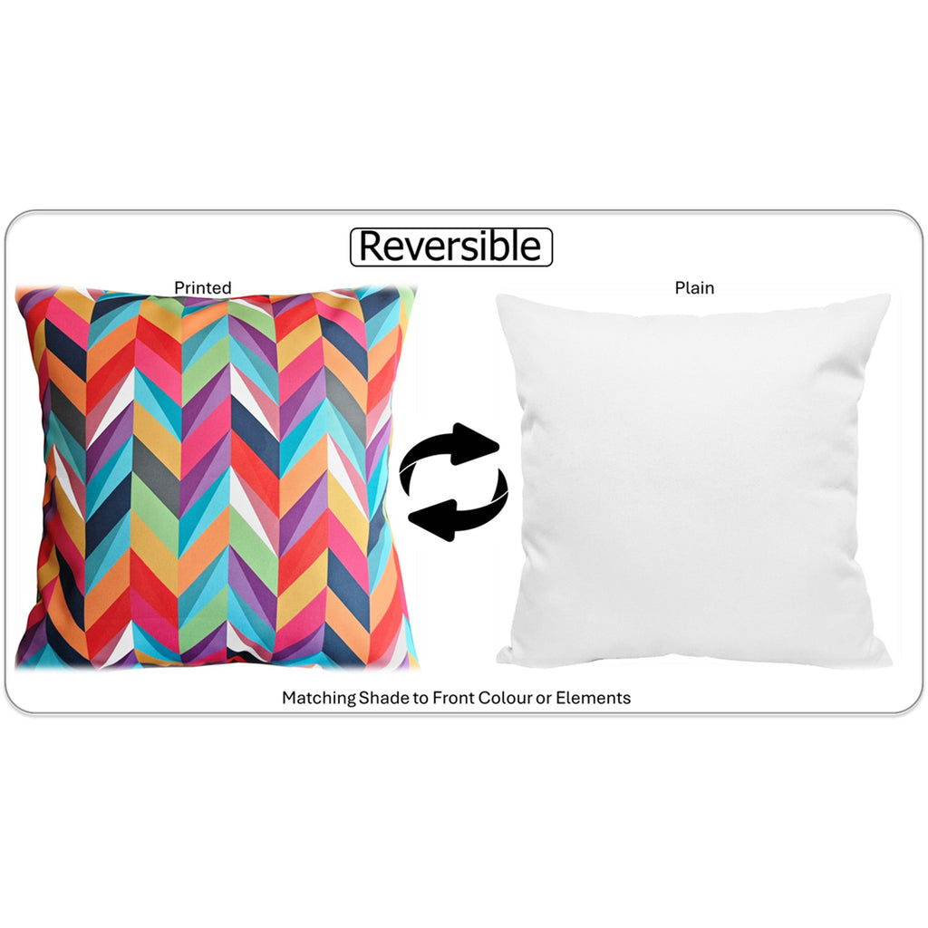 OLIVIA ROCCO Waterproof Cushion Covers – 43x43 cm Outdoor Garden Patio
